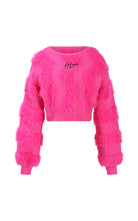 Maglia in lana e pelo multicolor HLove bambina