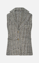 Gilet multicolor con bottoni gold HLove bambina