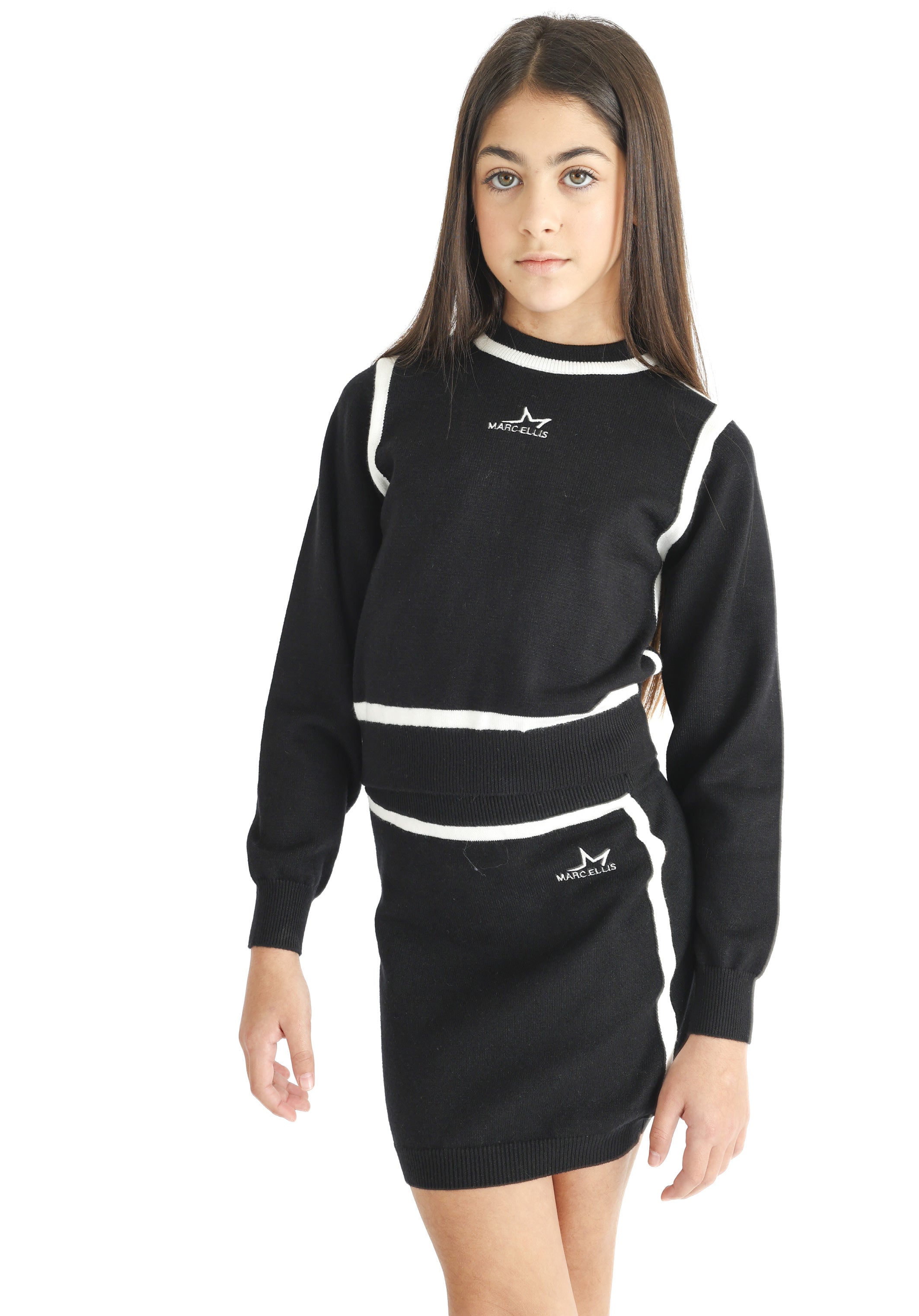 Maglia Cropped in Misto Lana Junior Marc Ellis Bambina - FW26