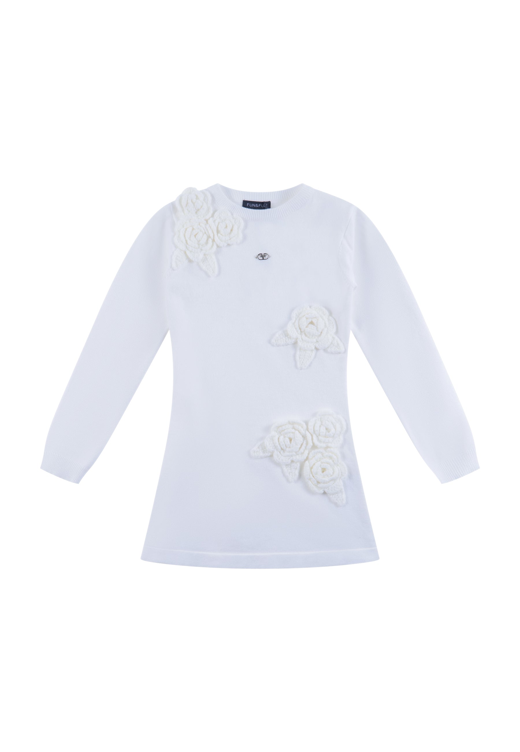 Abito in Lana Smacchinata Junior Fun&Fun bambina