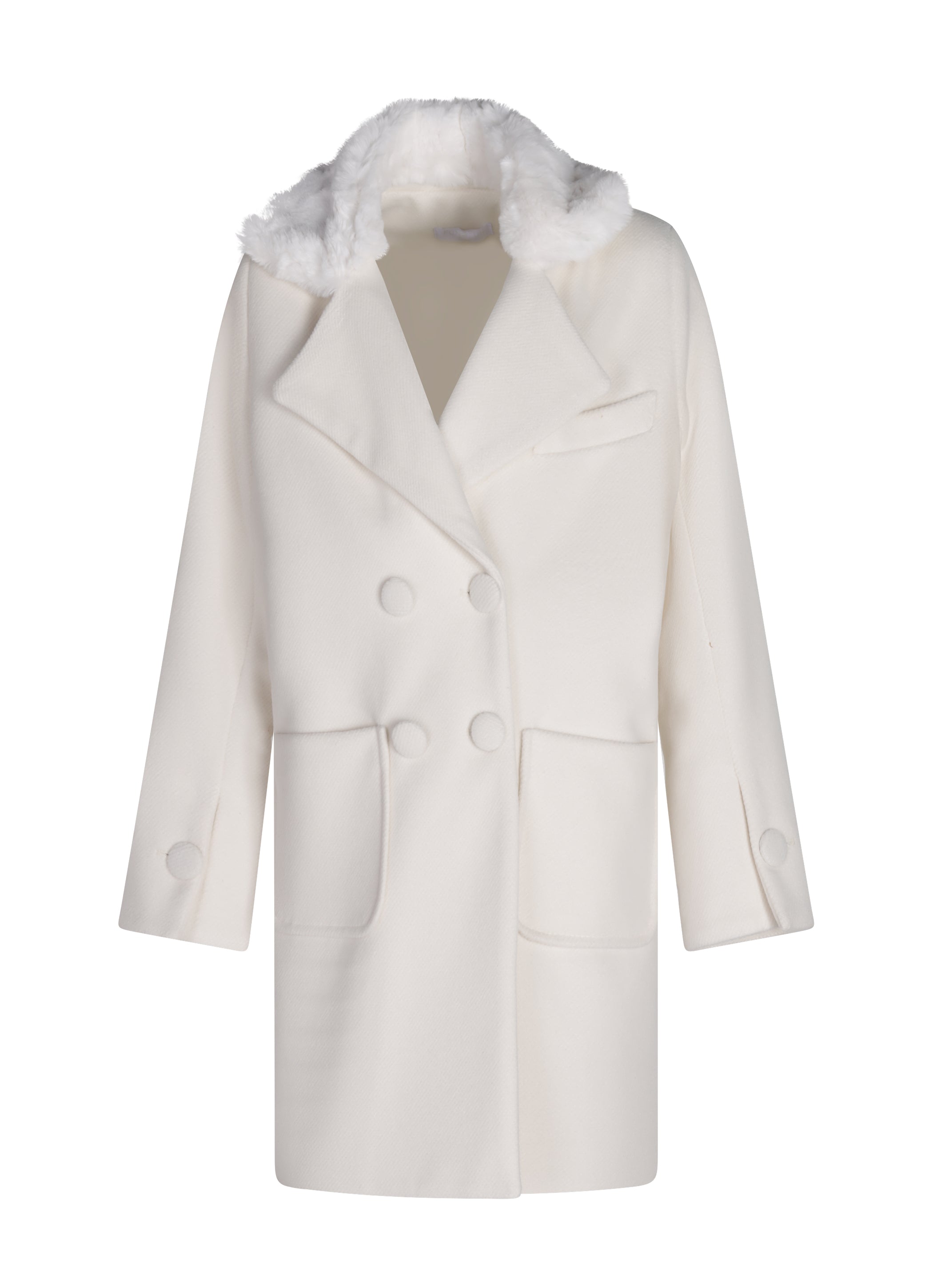 Cappotto rosa soft Fun&Fun Chic bambina Junior