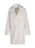 Cappotto rosa soft Fun&Fun Chic bambina Junior