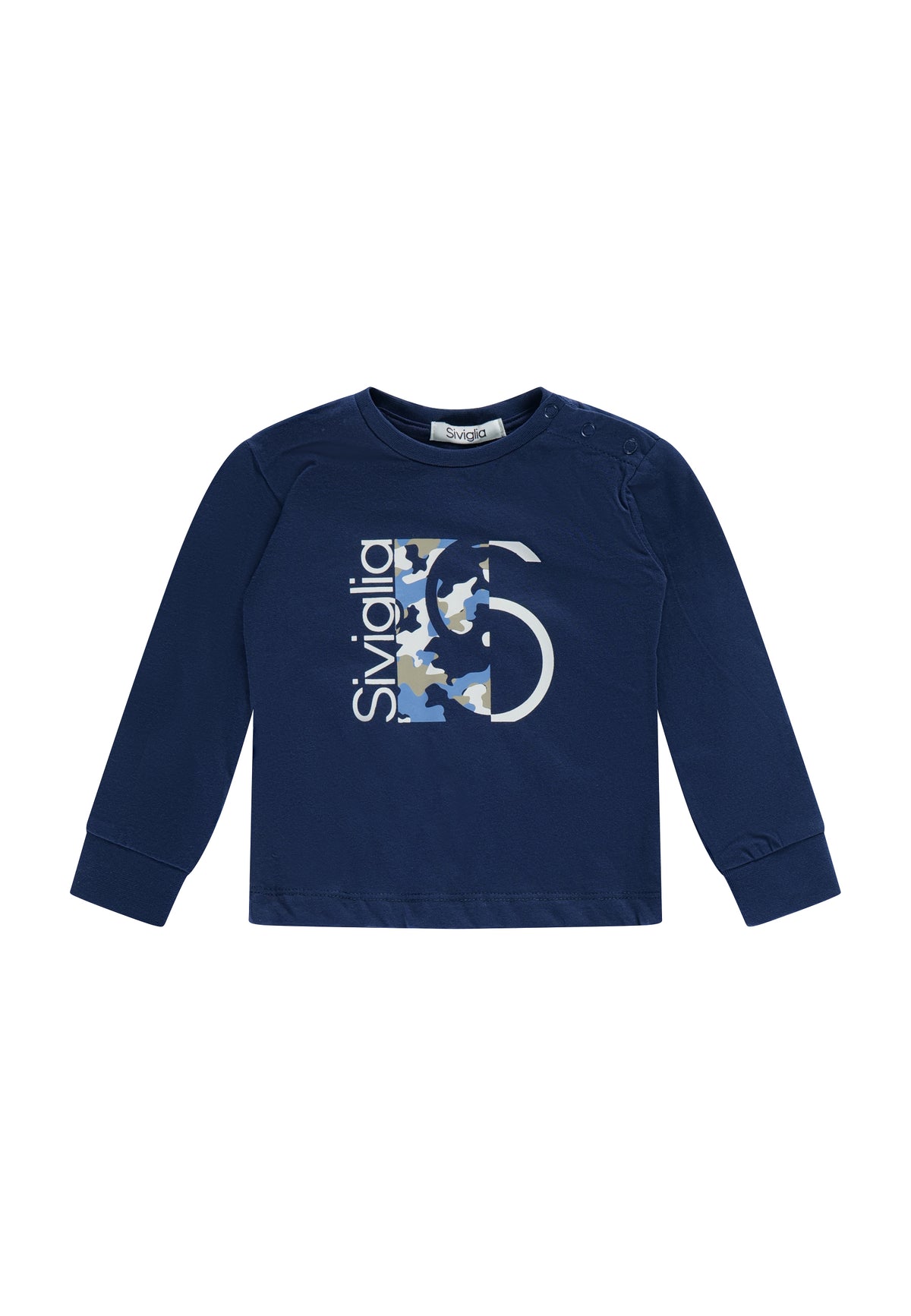 T-shirt manica lunga grafica Siviglia neonato