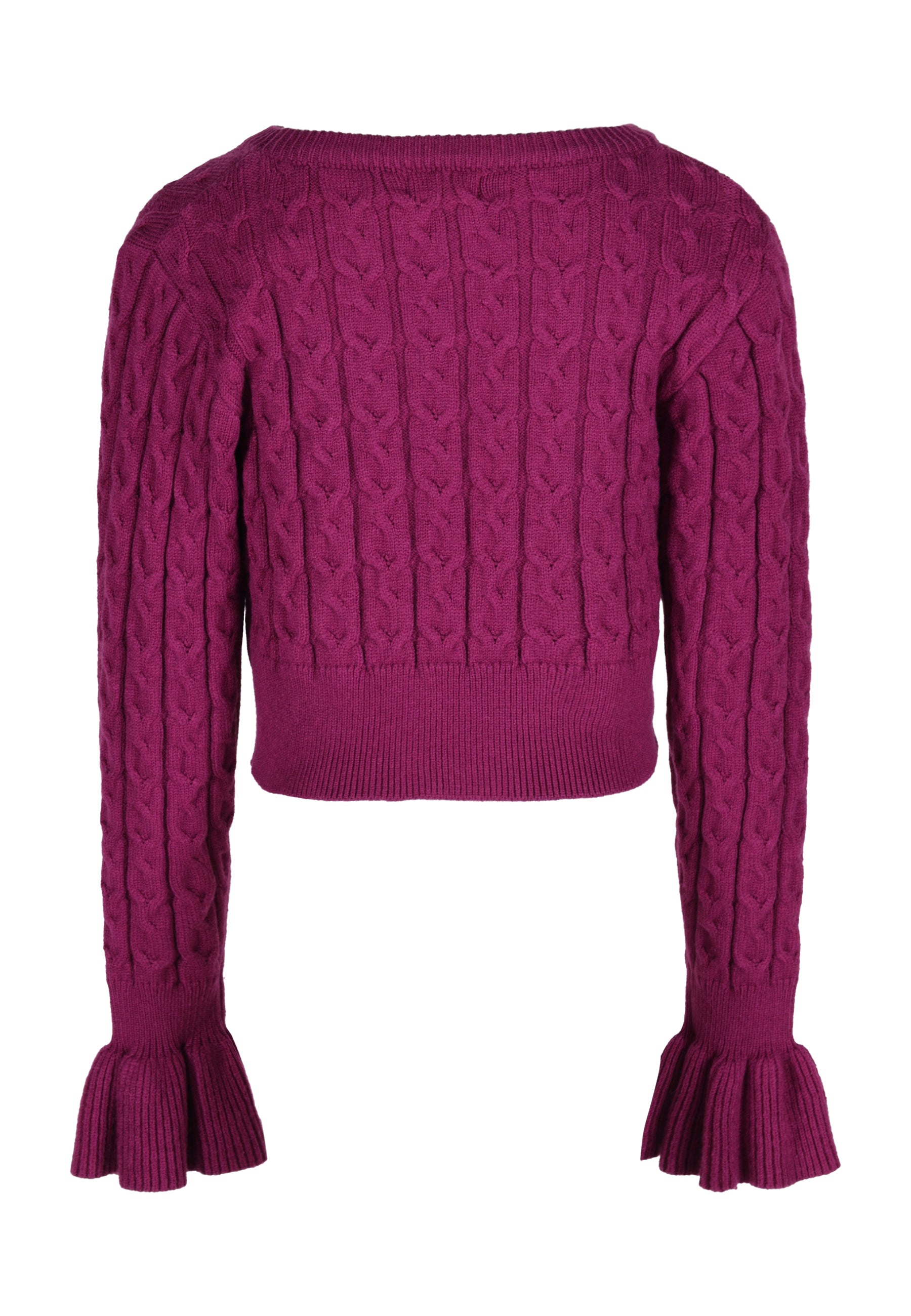 Maglia lana ciclamino Fun&Fun Chic bambina Junior