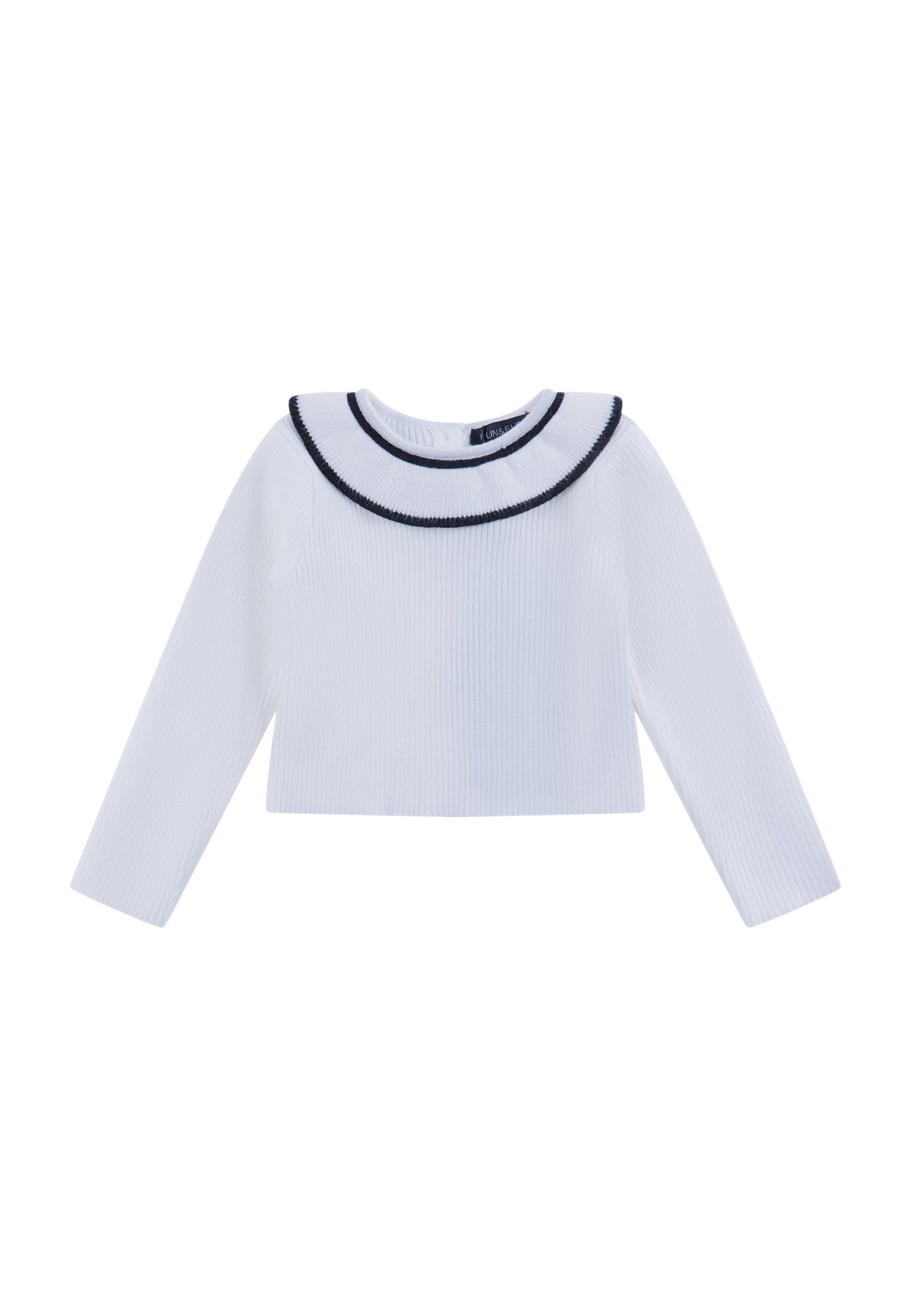 Maglia in Lana Smacchinata Neonata Fun&Fun bambina