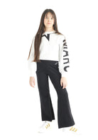 Maglioncino a Coste con Ricamo Junior Marc Ellis Bambina - FW26