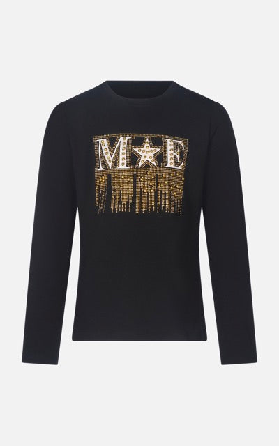 T-shirt Girocollo Nero Marc Ellis Junior bambina