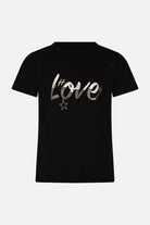 T-shirt con Scritta Logo HLove bambina