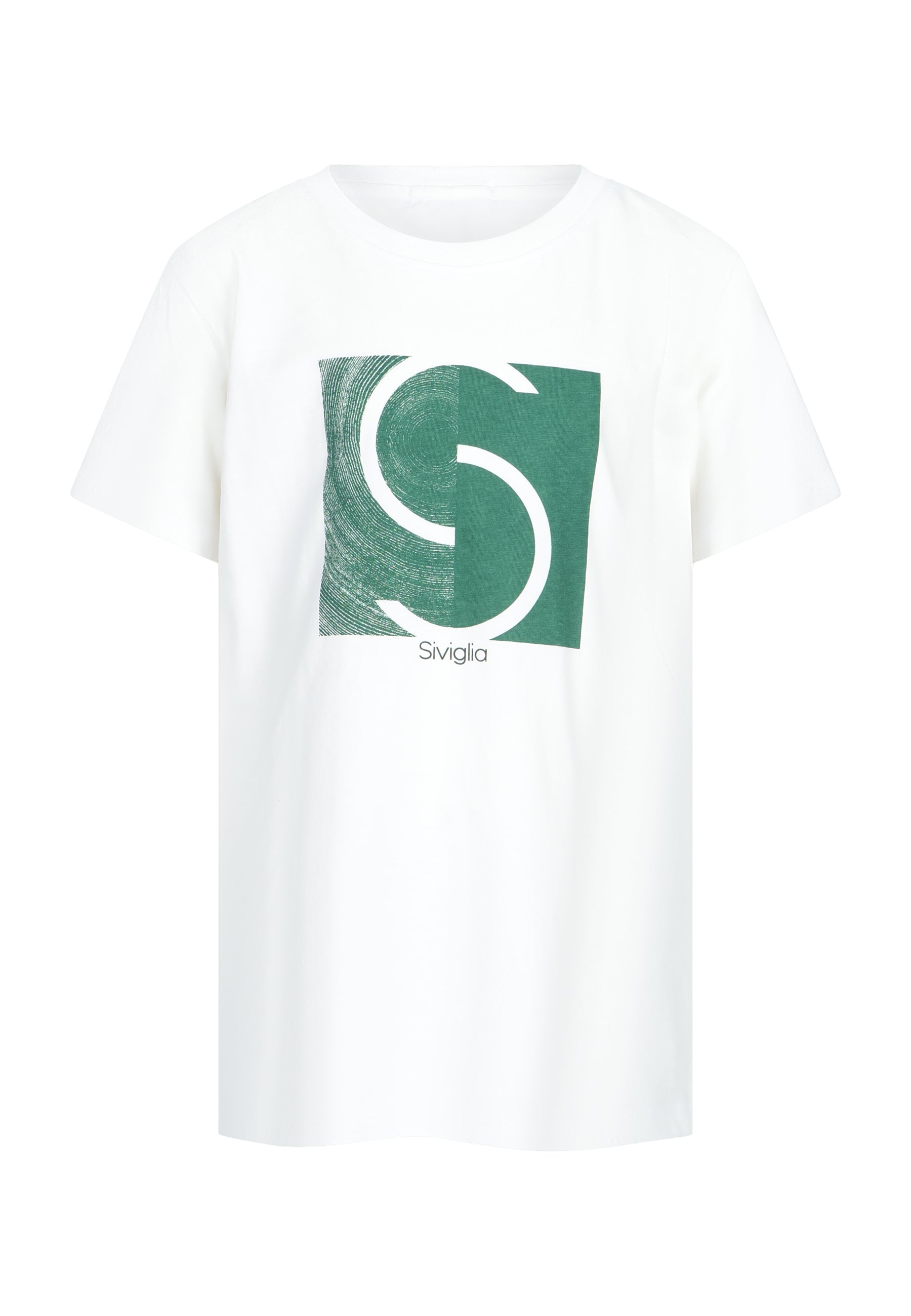 T-shirt stampa logo verde Siviglia bambino