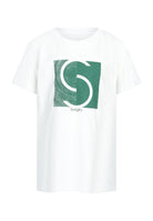 T-shirt stampa logo verde Siviglia bambino