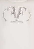 Felpa in Cotone Girocollo con Perline e Strass Junior Fun&Fun Bambina - FW26