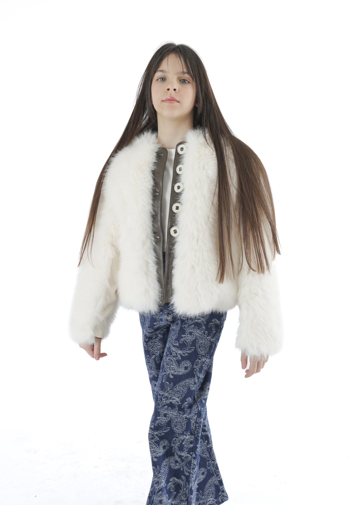 Giacca in Ecopelliccia Junior HLove Bambina - FW26