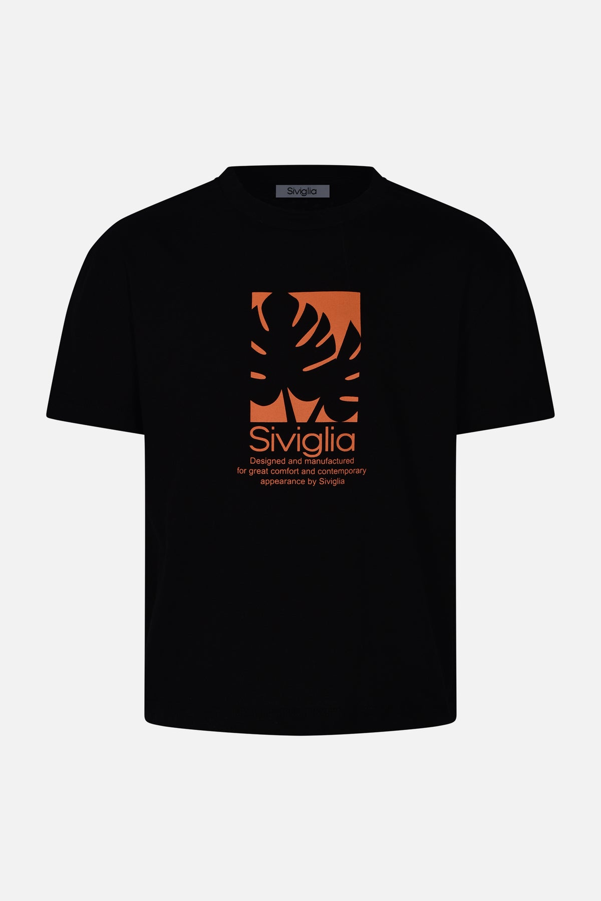 T-shirt con Grafica Tropicale e Scritta Nera o Bianca Siviglia bambino