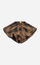 Short Gold Tartan Marc Ellis bambina