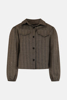 Camicia in Tessuto Spigato con Paillettes Baby Fun&Fun Chic Bambina - FW26