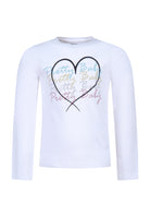 T-shirt bianco panna Fun&Fun Chic bambina