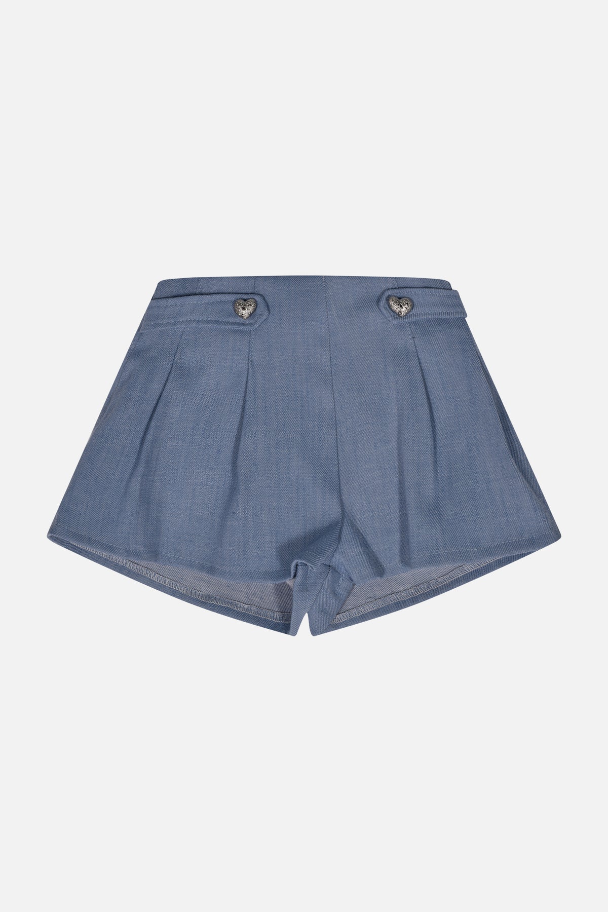 Short celeste e denim HLove bambina