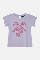 t-shirt bianca neonata Fun&Fun bambina