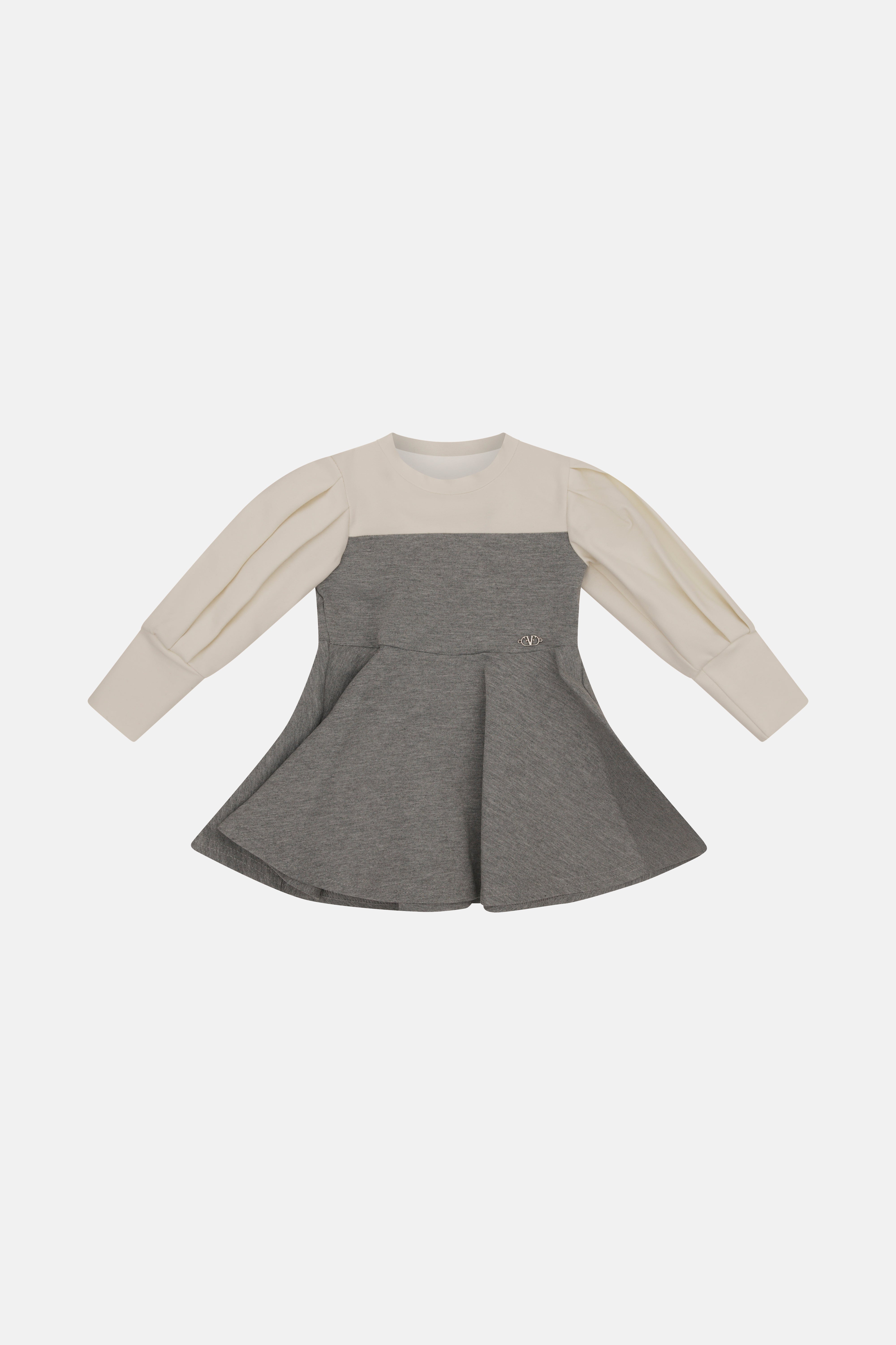 Abitino Mini in Punto Milano a Contrasto Neonato Fun&Fun Bambina - FW26