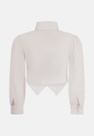 Camicia in Cotone Fondo a Punta Baby Fun&Fun Bambina - FW26