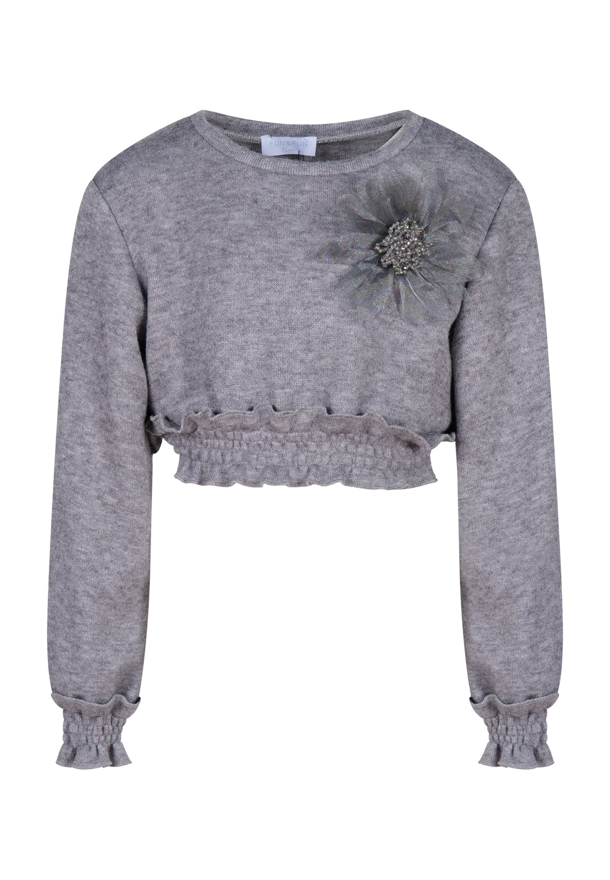 Maglia grigia Fun&Fun Chic bambina junior