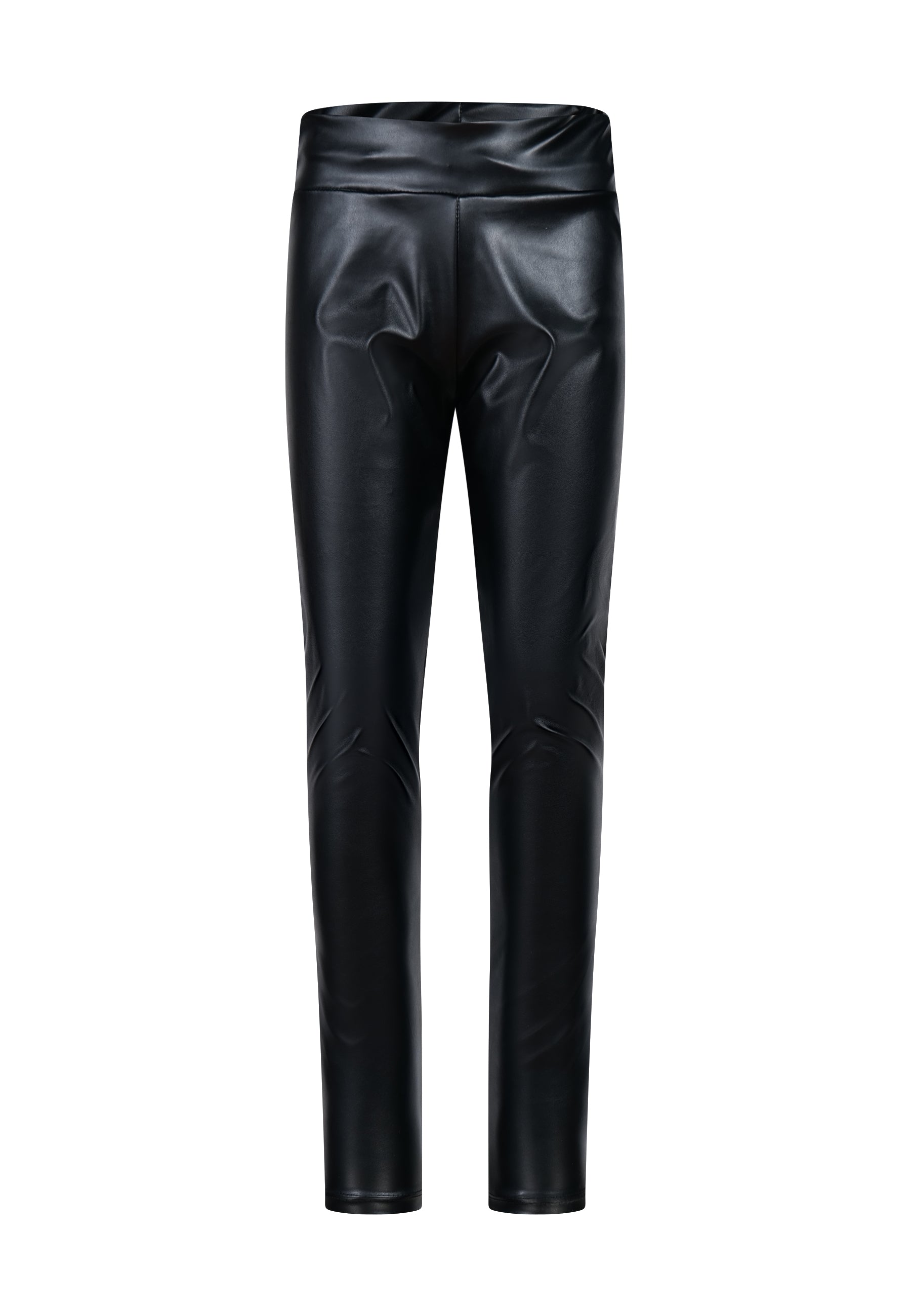 Leggings ecopelle nero Fun&Fun bambina
