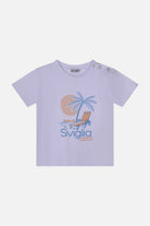 T-shirt bianco, blu e celeste Siviglia bambino