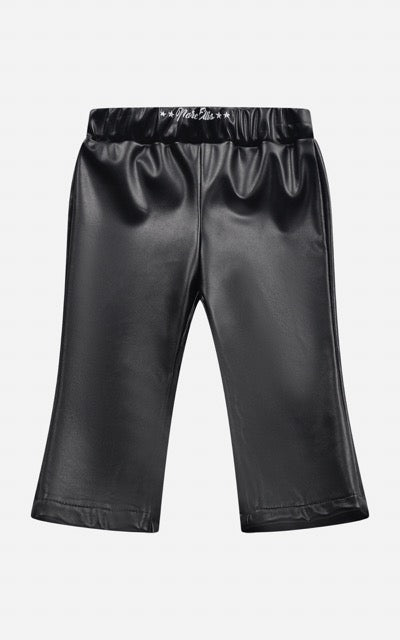 Leggings Similpelle Nero Marc Ellis bambina