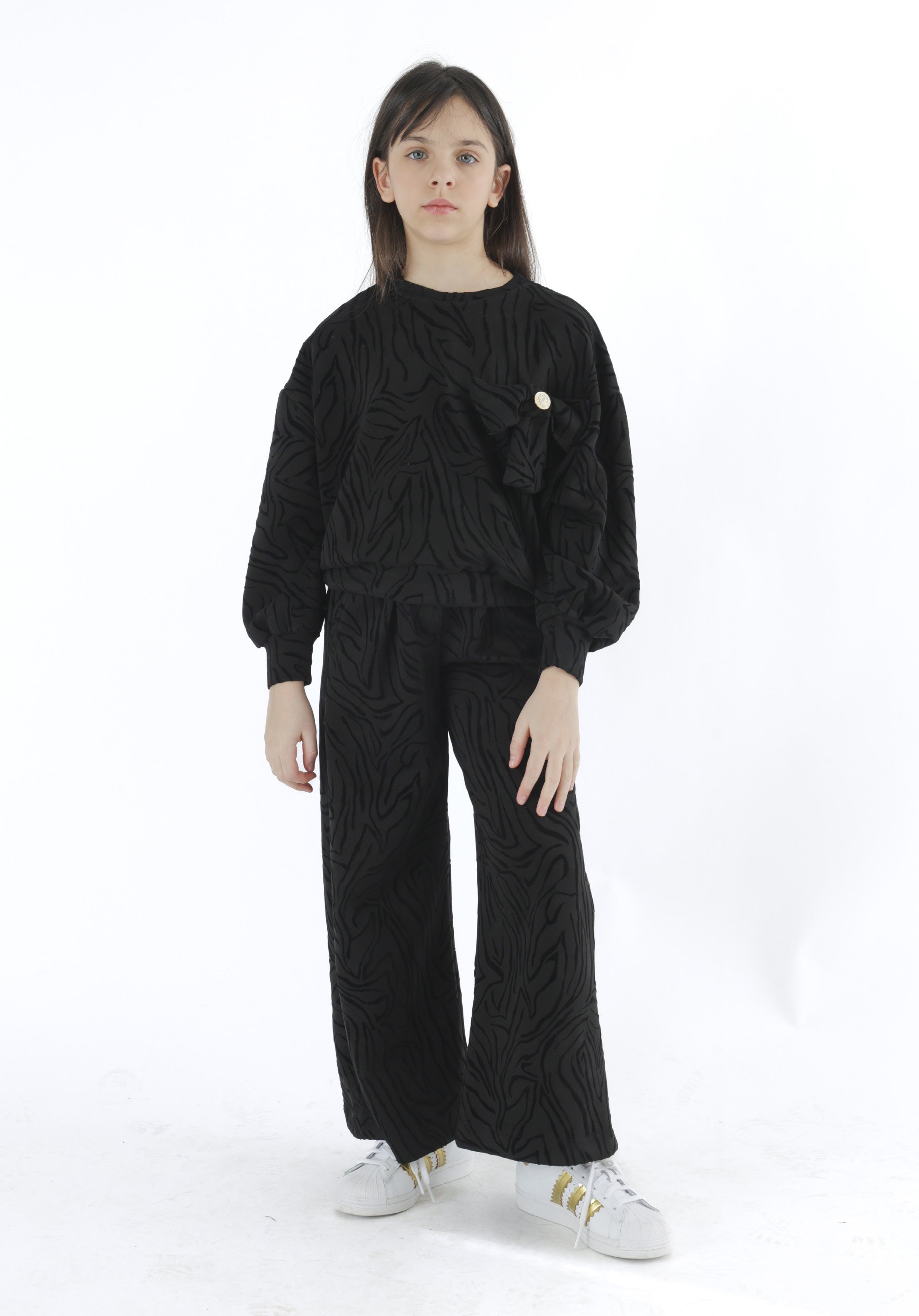 HLove Pantalone Nero Junior Bambina (2) - FW26