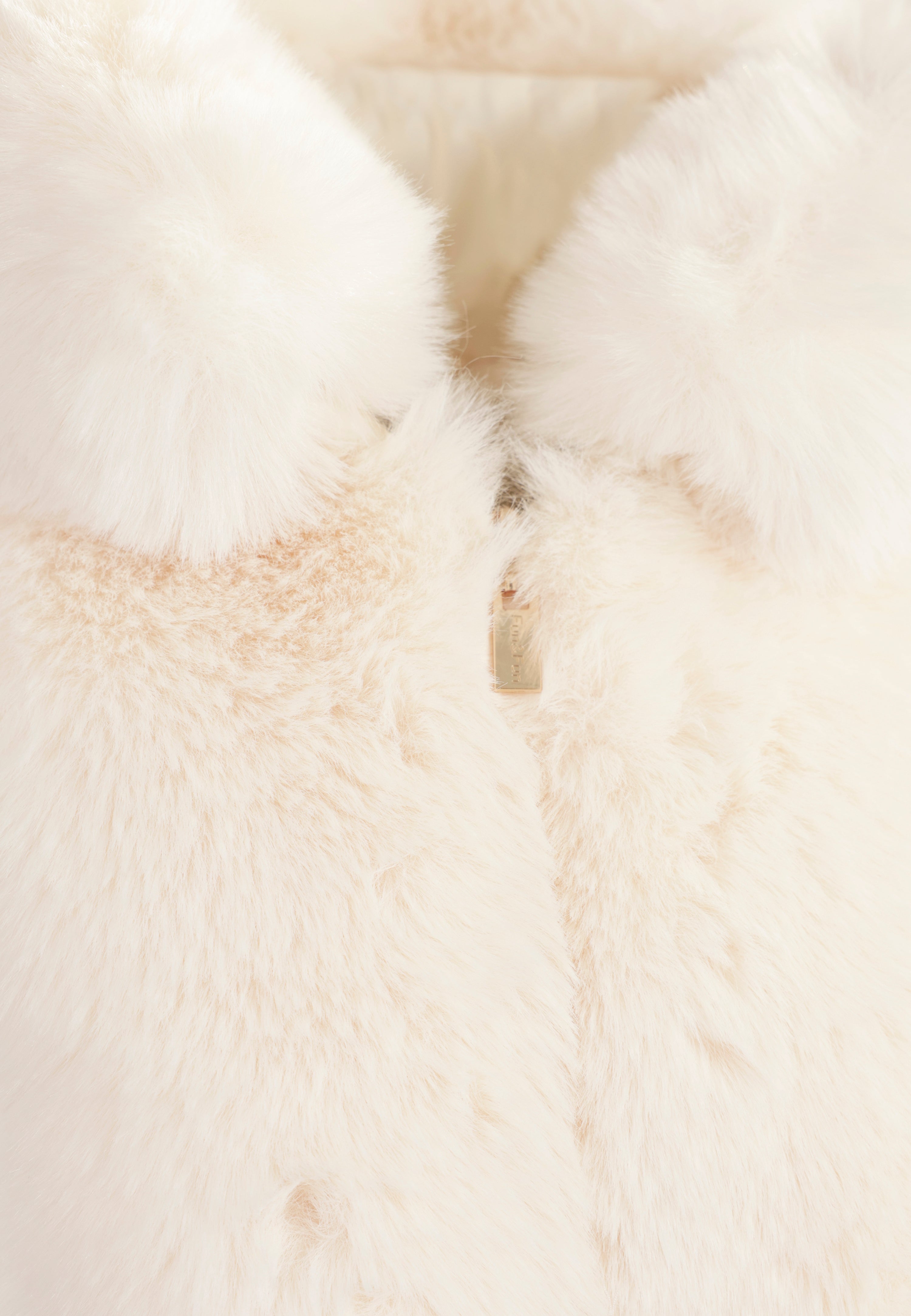 Gilet in Nylon con Ecopelliccia Junior Fun&Fun Bambina - FW26