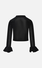 T-shirt cropped nera Hate-Love bambina