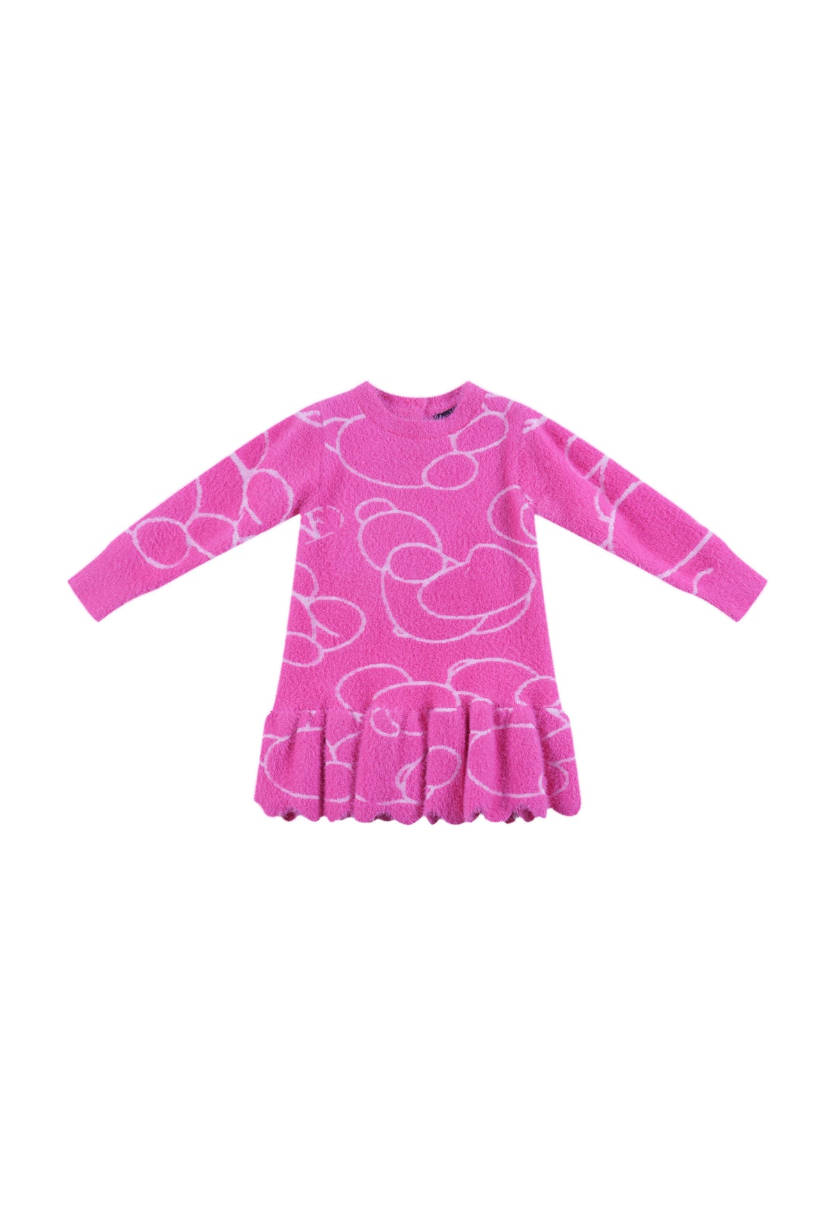 Abito in Lana Smacchinata Neonato Fun&Fun bambina