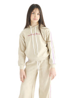 Felpa in Cotone Over con Elastico Bicolore Junior Marc Ellis Bambina - FW26
