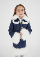 Gonna Denim/Ecopelliccia Bambina FUN & FUN