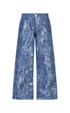 Pantalone Denim a Gamba Larga con HLove bambina