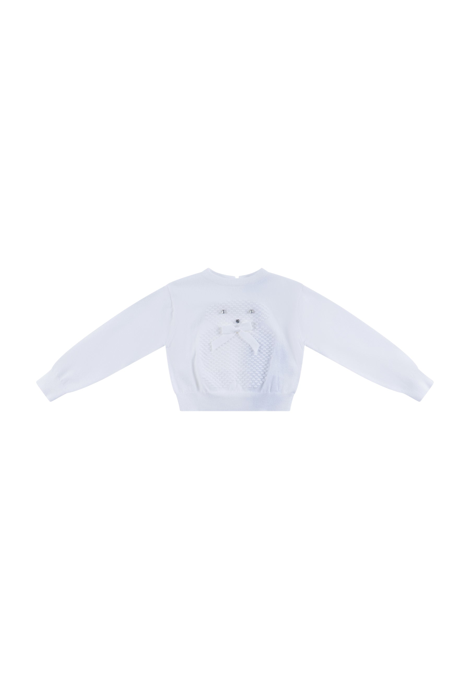 Maglia Maglioncino in Lana Smacchinata Neonata Fun&Fun bambina