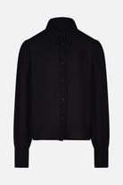 Camicia in georgette nera HLove bambina