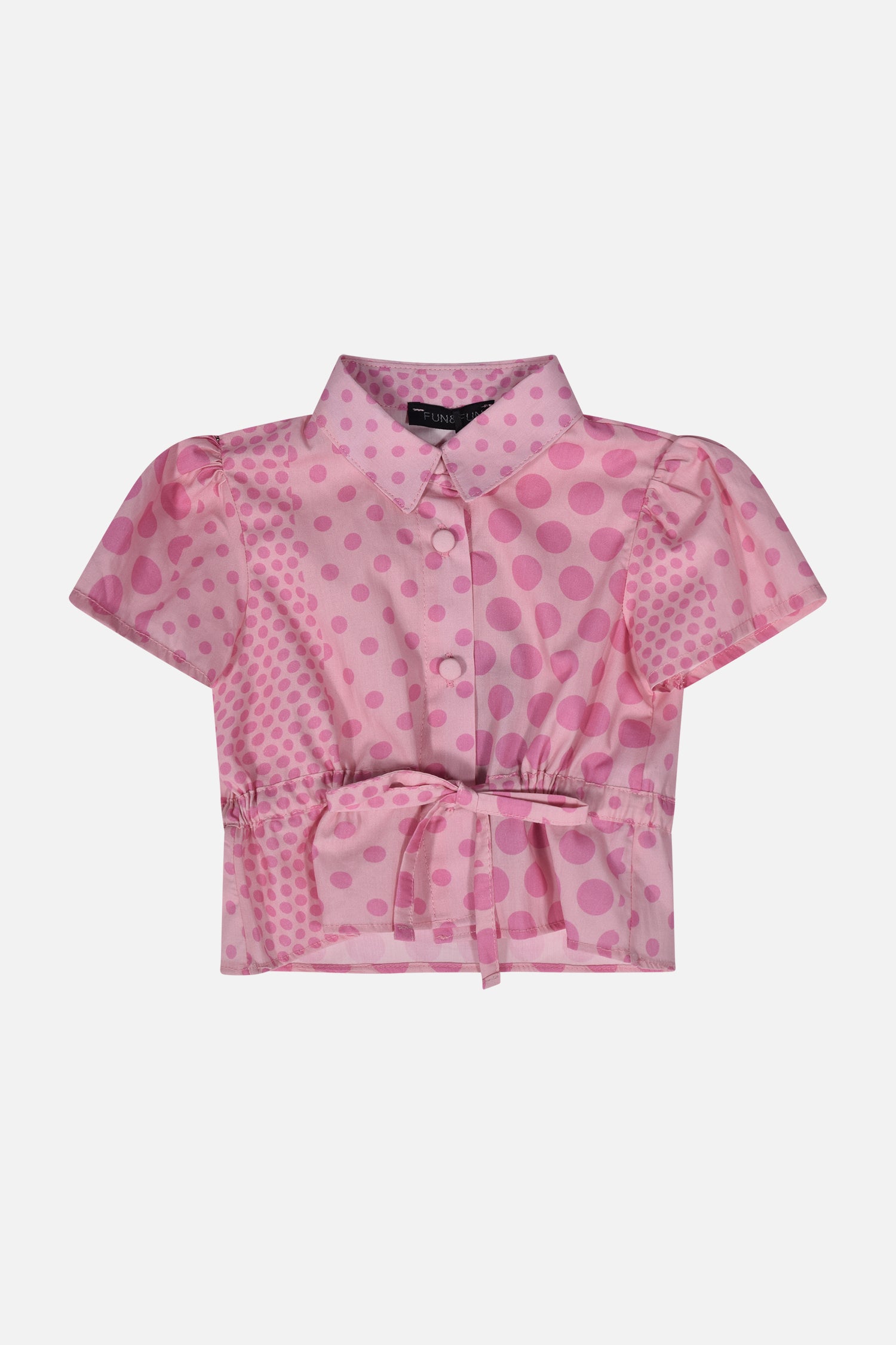 Camicia cotone collo revers Fun&Fun baby