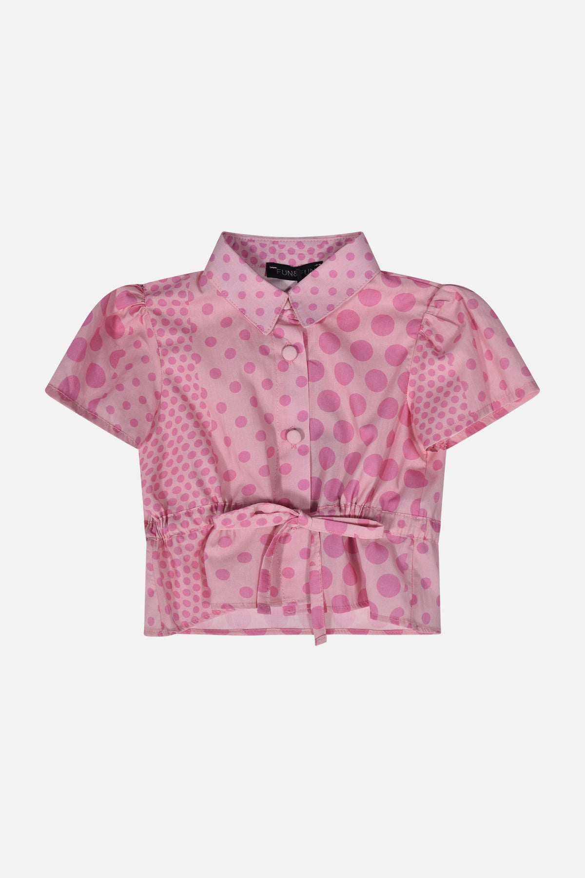 Camicia cotone collo revers Fun&Fun baby