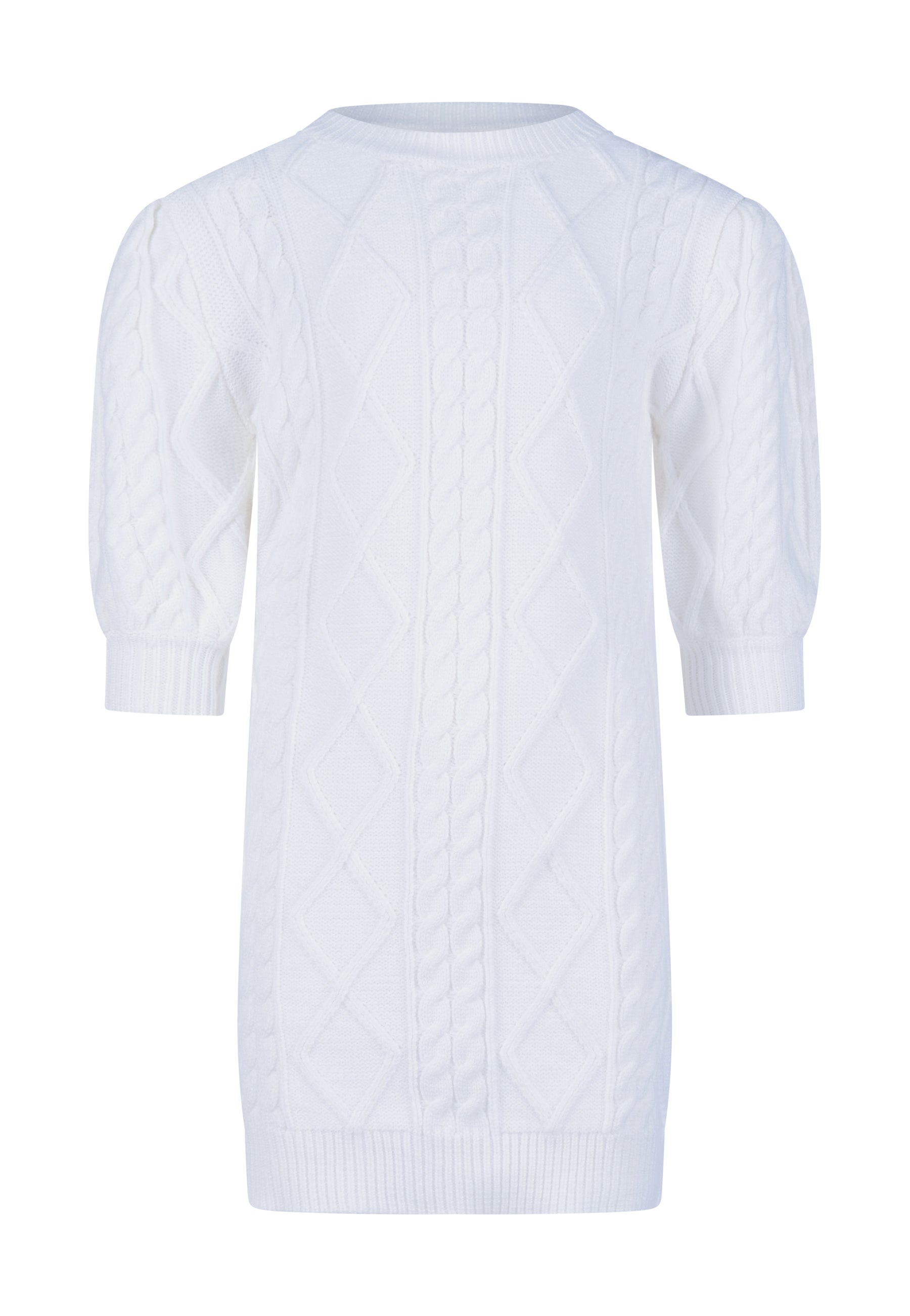 Abito Colore Off White Fun&Fun bambina