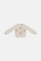 Maglioncino Bianco e Rosa Neonato Fun&Fun Bambina - FW26